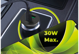 30W Super Car Charger CA19 - USB-C, USB-A