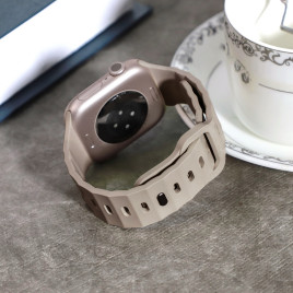 FKM Řemínek III pro Apple Watch 44 / 45 / 46 / 49 mm – Světle béžová