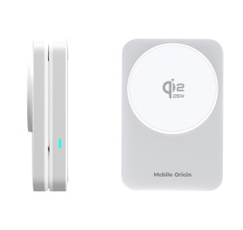 3in1 Qi2 25W Foldable Charging Stand PW35 Silver MagSafe Compatible