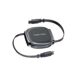 100W Retractable Cable Box USB-C to USB-C CB7, Spage Grey