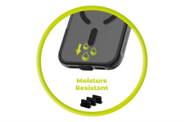 USB-C Dust Plug & Cleaning Brush CL1 Black/Clear for iPhone, Android