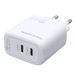 GaN nabíječka 65W TÜV MO19 – duální USB‑C