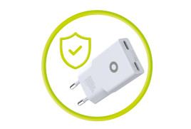 GaN nabíječka tenká 30W TÜV MO18 – duální USB‑C