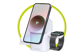 3in1 Wireless Charging Qi2 Station PW11 - White