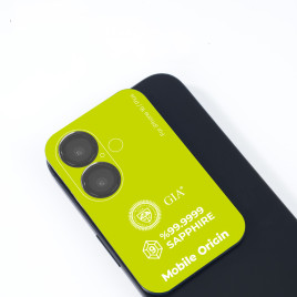 Safírové krytky čoček pro iPhone 16 / 16 Plus – černé