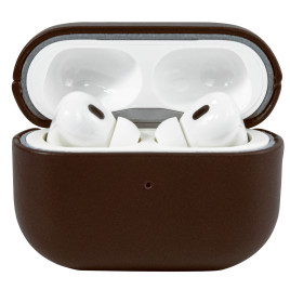Kožené pouzdro pro AirPods Pro 2 – hnědé
