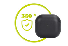 AirPods 4 Leather case Black