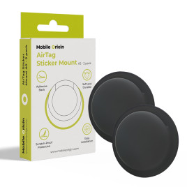 AirTag Sticker Mount A2 - 2 pack Black