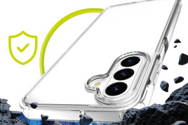 Easy Hybrid Case, Clear for Samsung Galaxy A17