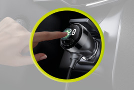 75W 5in1 Car Charger CA23 - 2x USB-C + USB-A Port, 2x USB-C Cable