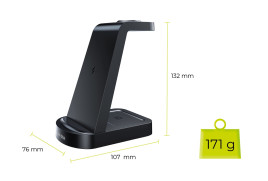 Wireless Charger 3in1 PW14 iPhone Compatible
