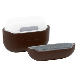 Kožené pouzdro pro AirPods Pro 2 – hnědé