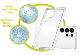 Easy Hybrid Case, Clear for Samsung Galaxy S25 Ultra