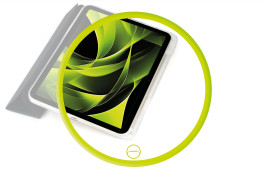 Easy Tablet pouzdro, Černá/Transparentní pro iPad