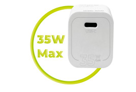 Super Charger single USB-C 35W GaN III White