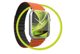 Magnetický řemínek II pro Apple Watch 44 / 45 / 46 / 49 mm – oranžovočerný