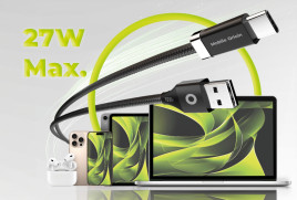 27W Magnetic StayCable USB-C to USB-A 1.5m CB6