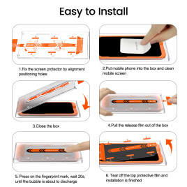 Screen Guard iPhone 14 Plus / 13 Pro Max with easy applicator 2 pack