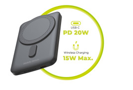 Bezdrátová magnetická powerbanka 5000mAh PB10