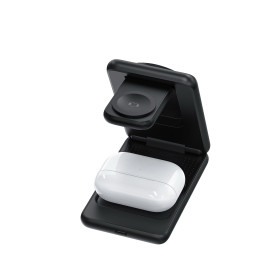 3in1 Foldable Qi2 Charger PW8 - black