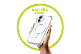 Pouzdro Easy Hybrid MagSafe, Čiré pro iPhone 16