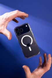 Pouzdro Easy Hybrid MagSafe, Čiré pro iPhone 17