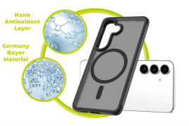 Easy Hybrid Case, Matte Black for Samsung Galaxy S26