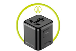 Universal Travel Adapter PW30 EU/UK/US/AUS, Black