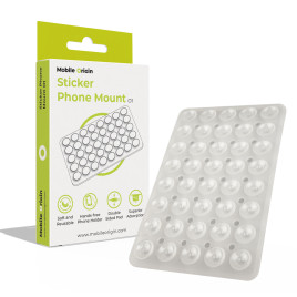Sticker Phone Mount O1 - Clear White
