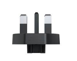 Cestovní nabíječka s powerbankou 10 000 mAh, Lightning a USB‑C kabelem – bílá