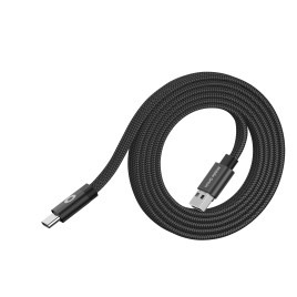 Magnetický kabel 1 m USB‑A na USB‑C – černý, plochý, originál