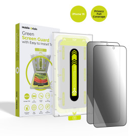 Screen Guard iPhone 16 series with easy applicator Privacy, 2 pack