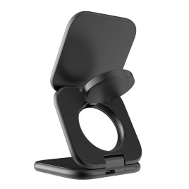 UltraSlim Foldable Charger PW36, 3in1 Qi2 25W, Matte Black