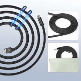Magnetický kabel 1 m USB‑A na USB‑C – černý, originál