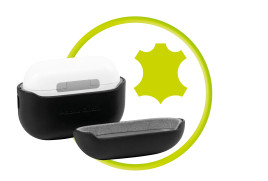 Kožené pouzdro pro AirPods Pro 2 – černé