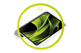 Easy Tablet pouzdro, Černá/Transparentní pro Xiaomi