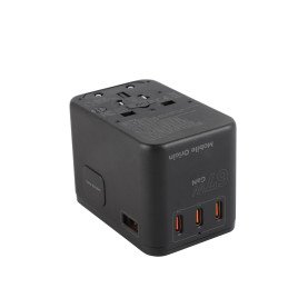 Travel Adapter GaN 67W PW5 EU/UK/US/AUS, 3x USB-C + USB-A