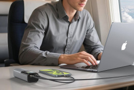 PowerBank 100W PD 14000mAh with Display PB12 - USB-C + USB-A