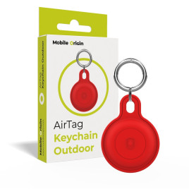 AirTag Outdoor Keychain Red