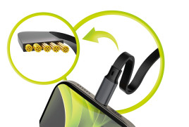 100W Retractable Cable Box USB-C to USB-C CB7, Spage Grey