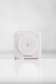 PowerBank 10000mAh/Travel Charger, Lightning/USB-C Cable, MagSafe/AW/iPhone Compatible, White