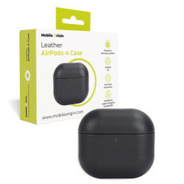AirPods 4 Leather case Black