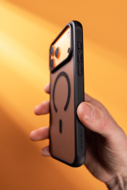 Pouzdro Easy Hybrid MagSafe, Matně Černá pro iPhone 17