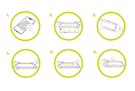 Screen Guard iPhone 14 / 13 / 13 Pro / 16e / 17e with easy application