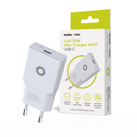 GaN nabíječka tenká 30W TÜV MO17 – USB-C