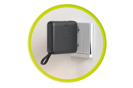 PowerBank 10000mAh / Travel Charger, Lightning/USB-C Cable, Černá - kompatibilní s MagSafe AW / iPhone