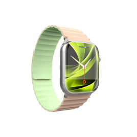 Magnetic Strap II Pink/Light Green Apple Watch 44/45/46/49mm