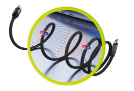 Magnetický kabel 1 m USB‑C na USB‑C – černý, originál