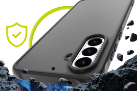 Easy Hybrid Case, Matte Black for Samsung Galaxy A36/A56