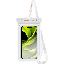 Voděodolné plovoucí pouzdro 6,5″ – bílo‑oranžové